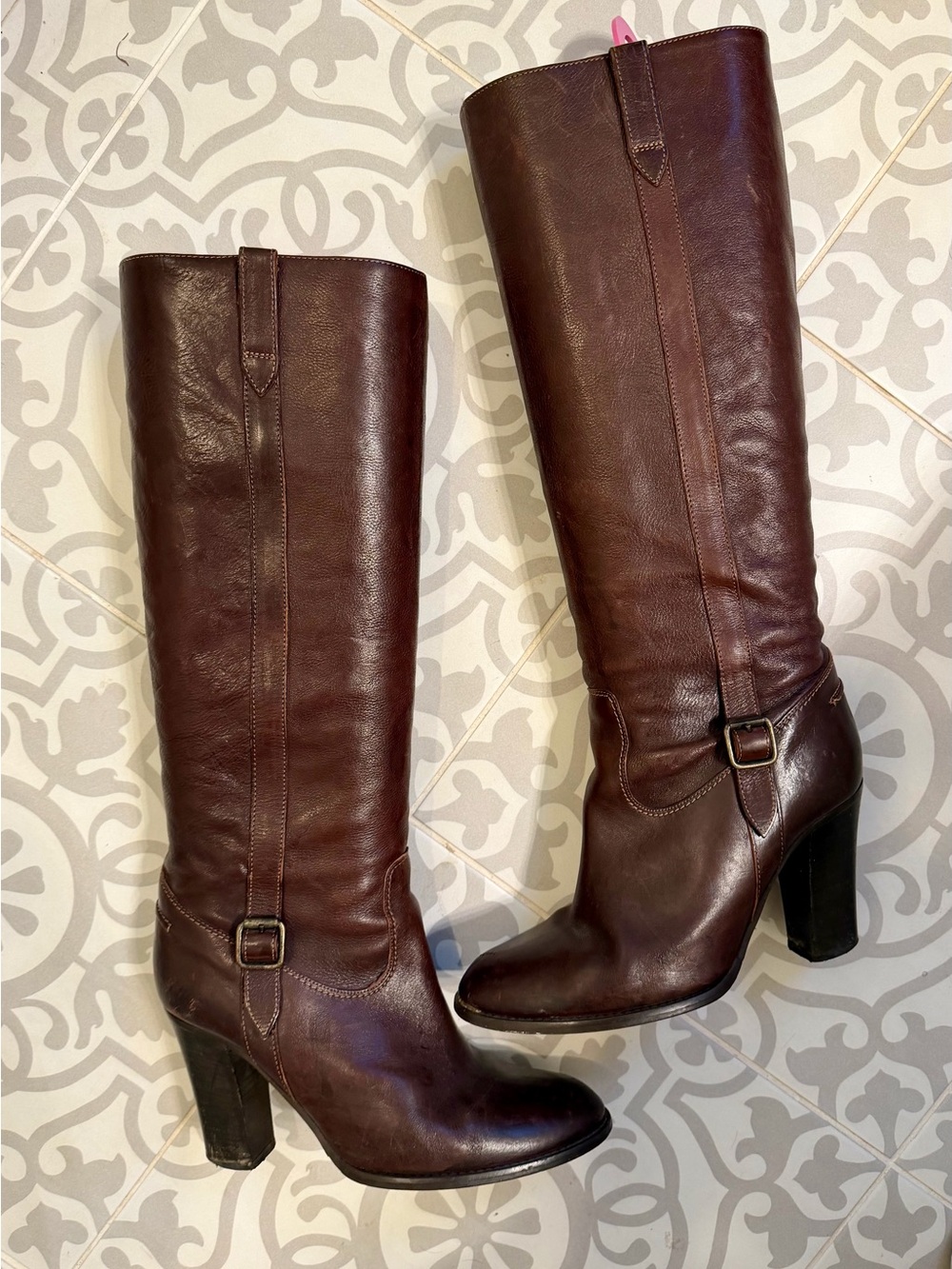 Women's Tall Leather Riding Boots - j.crew - Brown